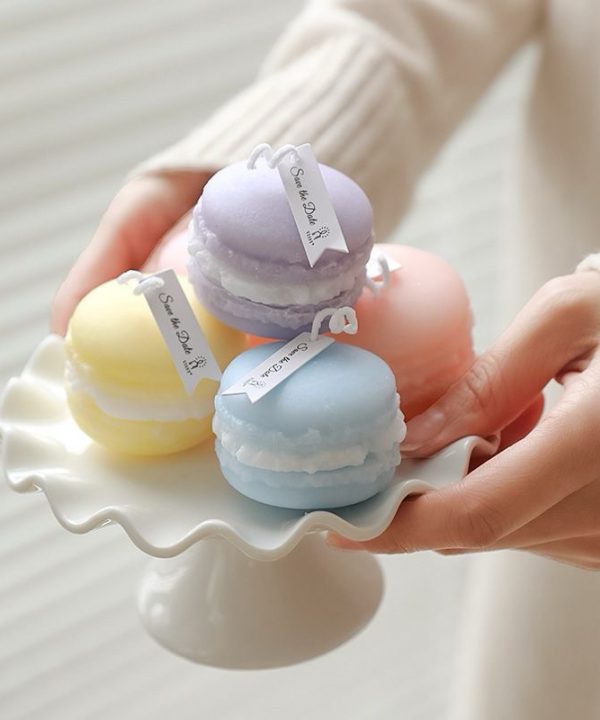 Nến thơm hình bánh Macaron